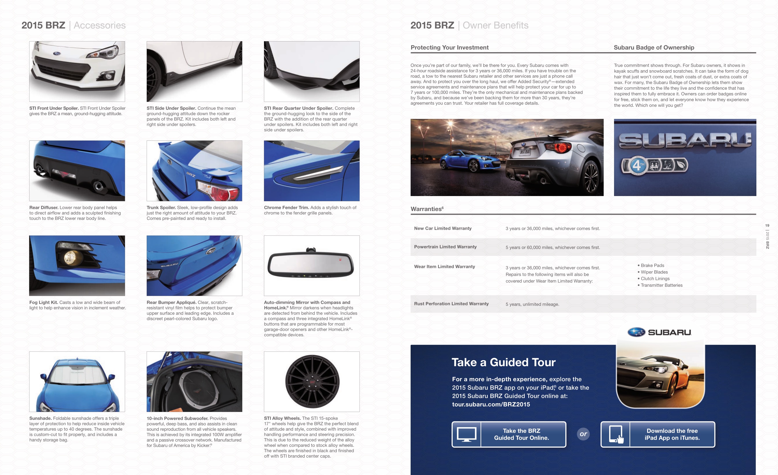 2015 Subaru BRZ Brochure Page 9